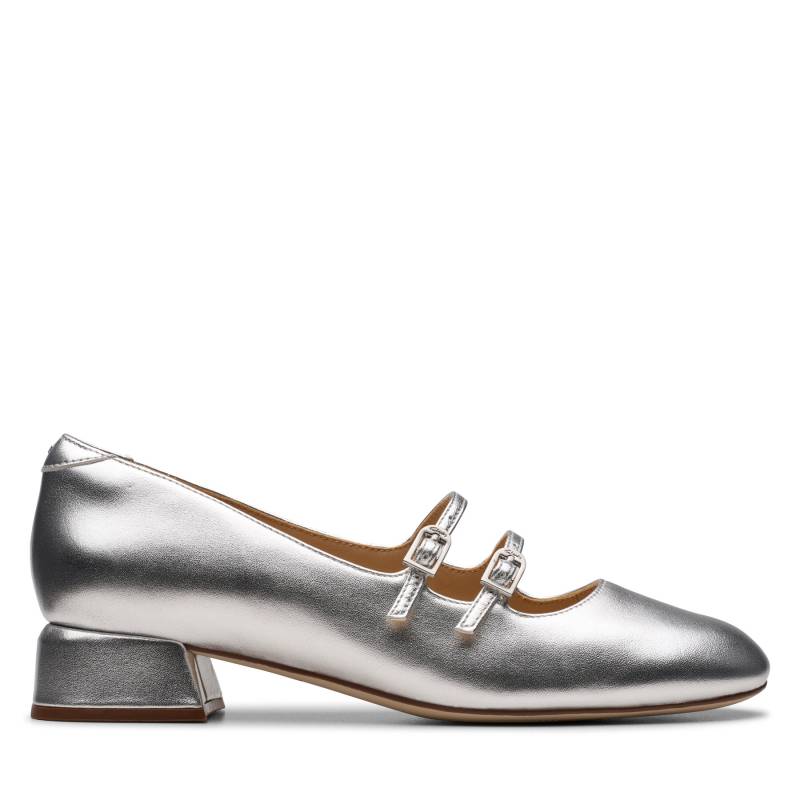 Ballerinas Clarks Daiss 30 Shine 26179900 Silberfarben von Clarks