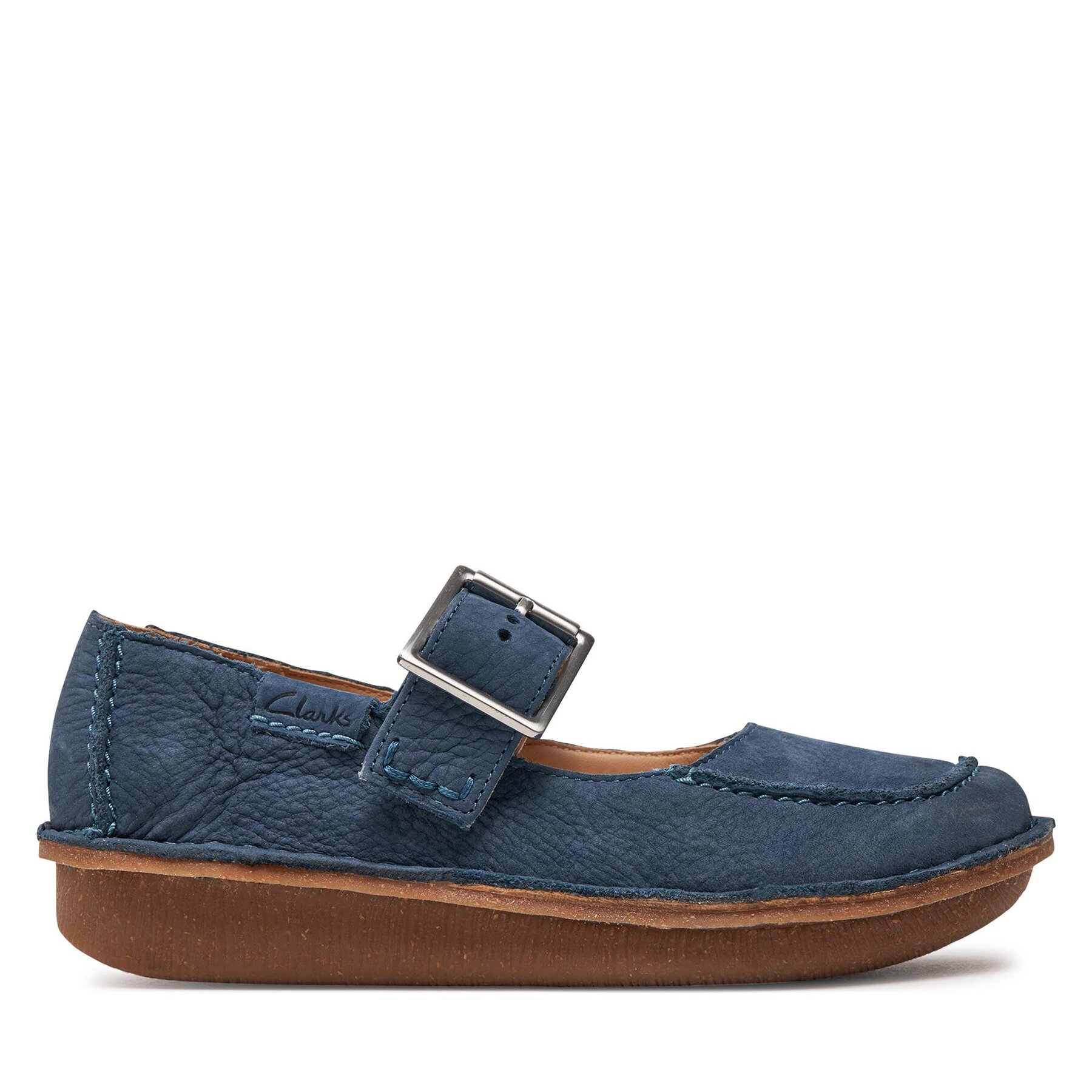 Halbschuhe Clarks Funny Bar 26176443 Blau von Clarks