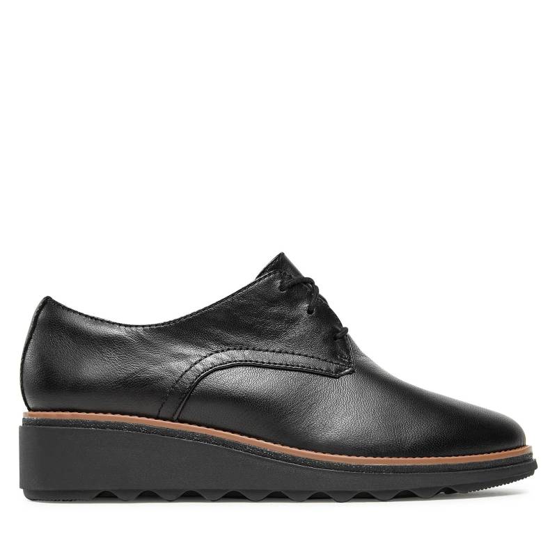 Oxford Schuhe Clarks Sharon Rae 261754164 Schwarz von Clarks