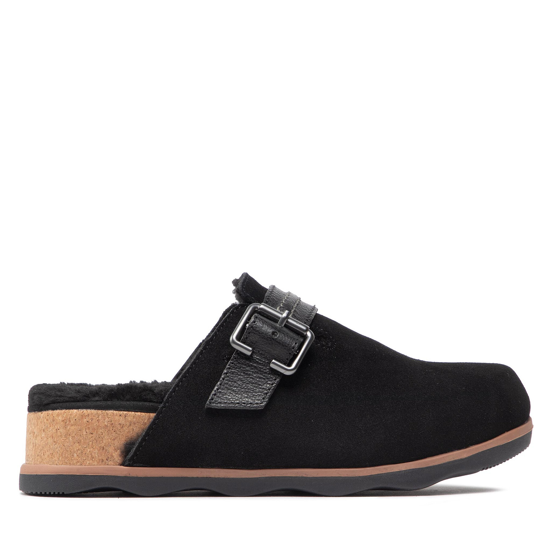 Hausschuhe Clarks Brynn Slide 261664914 Schwarz von Clarks