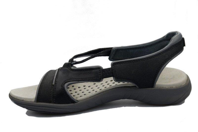 Ixia - Leder Sandale Damen Schwarz 39.5 von Clarks