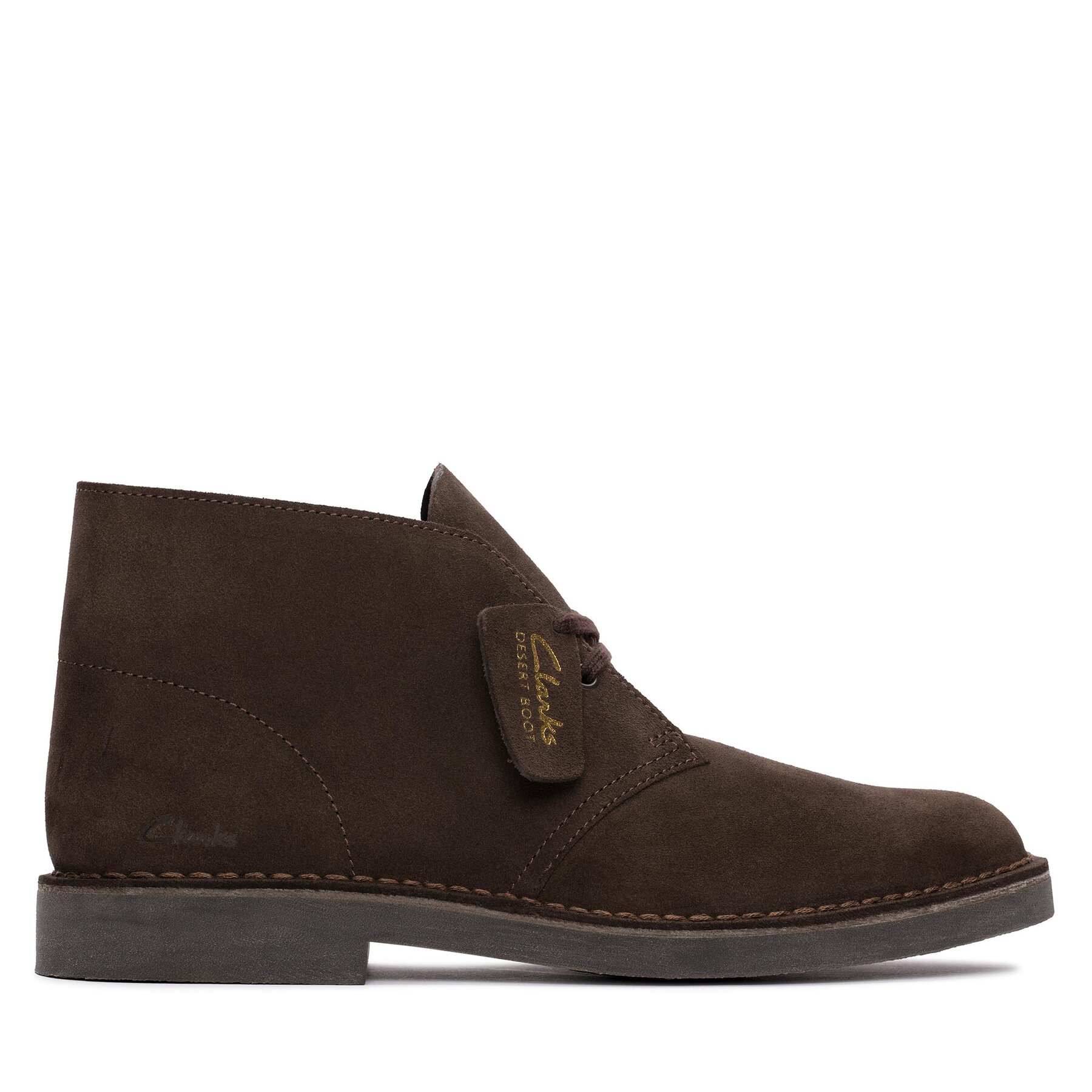 Schnürschuhe Clarks Desert Bt Evo Dark Braun von Clarks