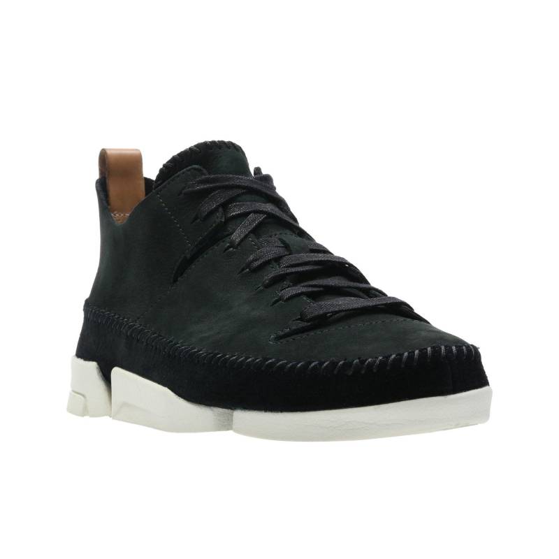 Sneaker Trigenic Flex, Leder Damen Schwarz 37 von Clarks