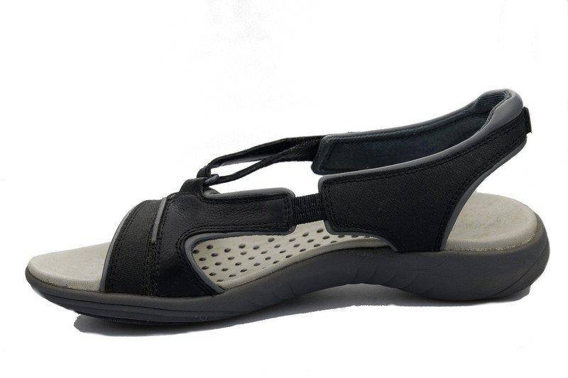 Ixia - Leder Sandale Damen Schwarz 39 von Clarks