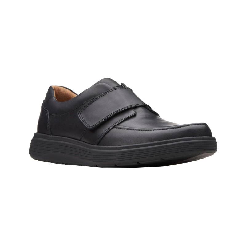 Schuhe Un Abode Strap, Leder Herren Schwarz 41 von Clarks