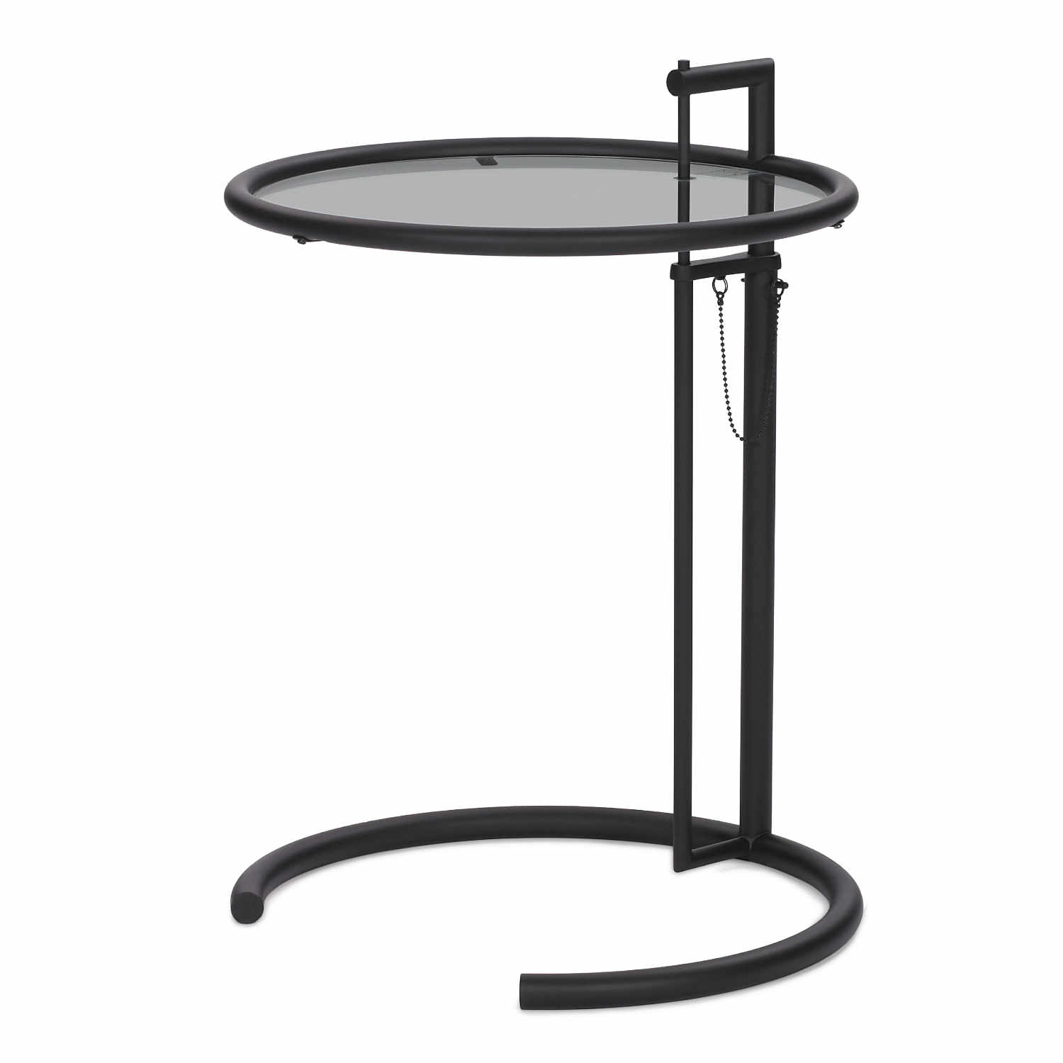 Adjustable Table E 1027 Black Parsolglas Version Beistelltisch Adjustable Table E 1027 Black Parsolglas Version Beistelltisch von ClassiCon