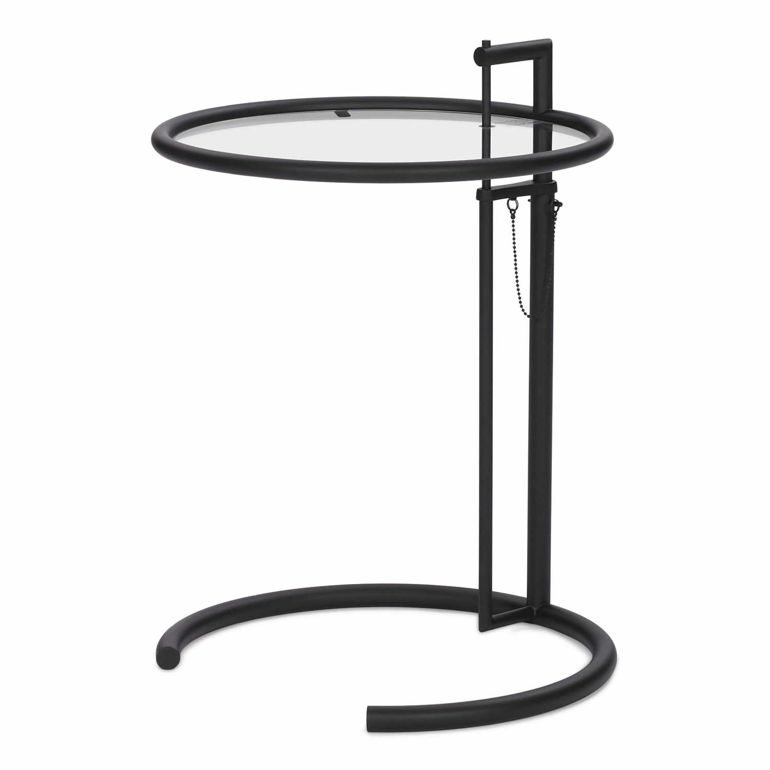 Adjustable Table E 1027 Black Version Beistelltisch von ClassiCon