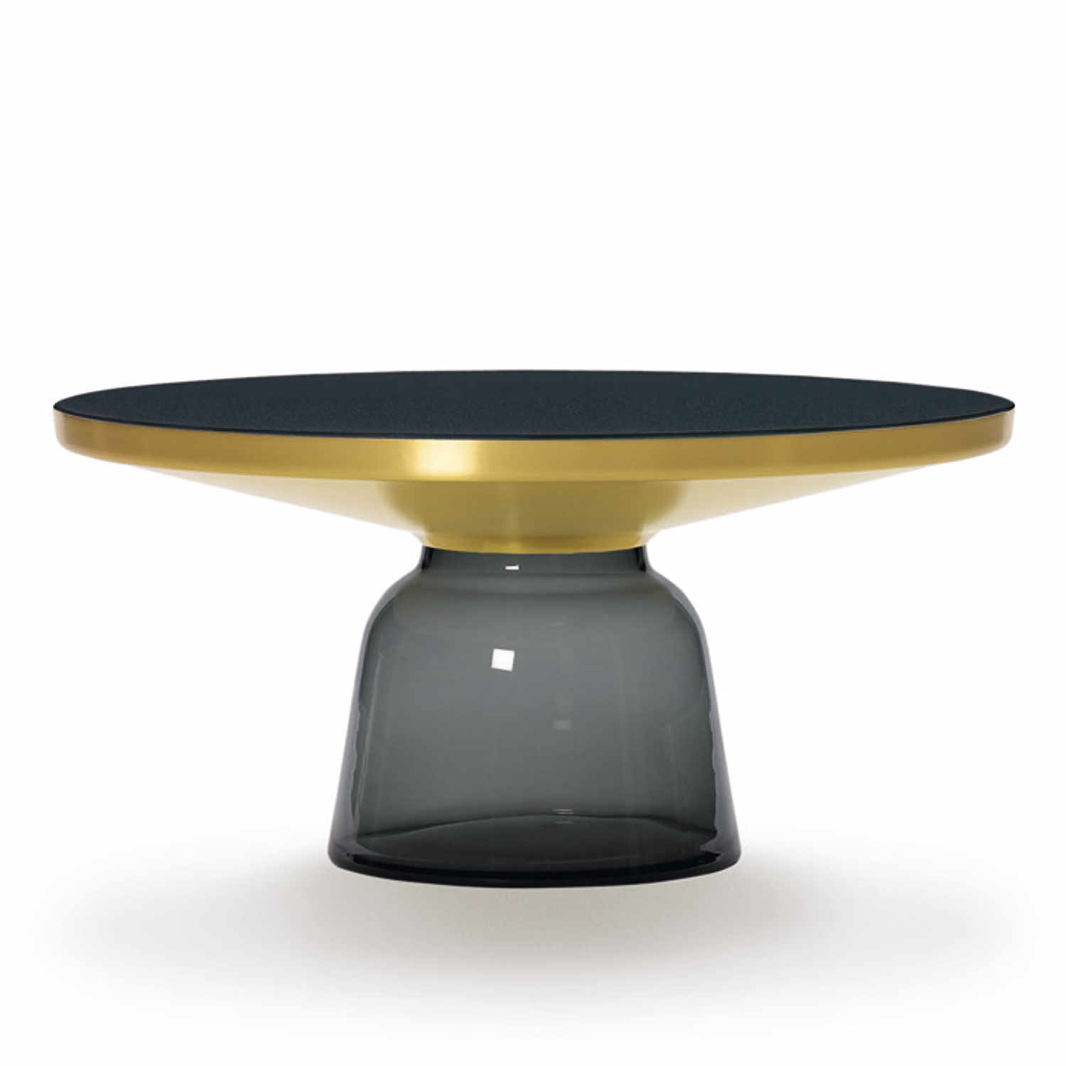 Bell Coffee Table Messing Couchtisch, Farbe quarz-grau Bell Coffee Table Messing Couchtisch, Farbe quarz-grau von ClassiCon