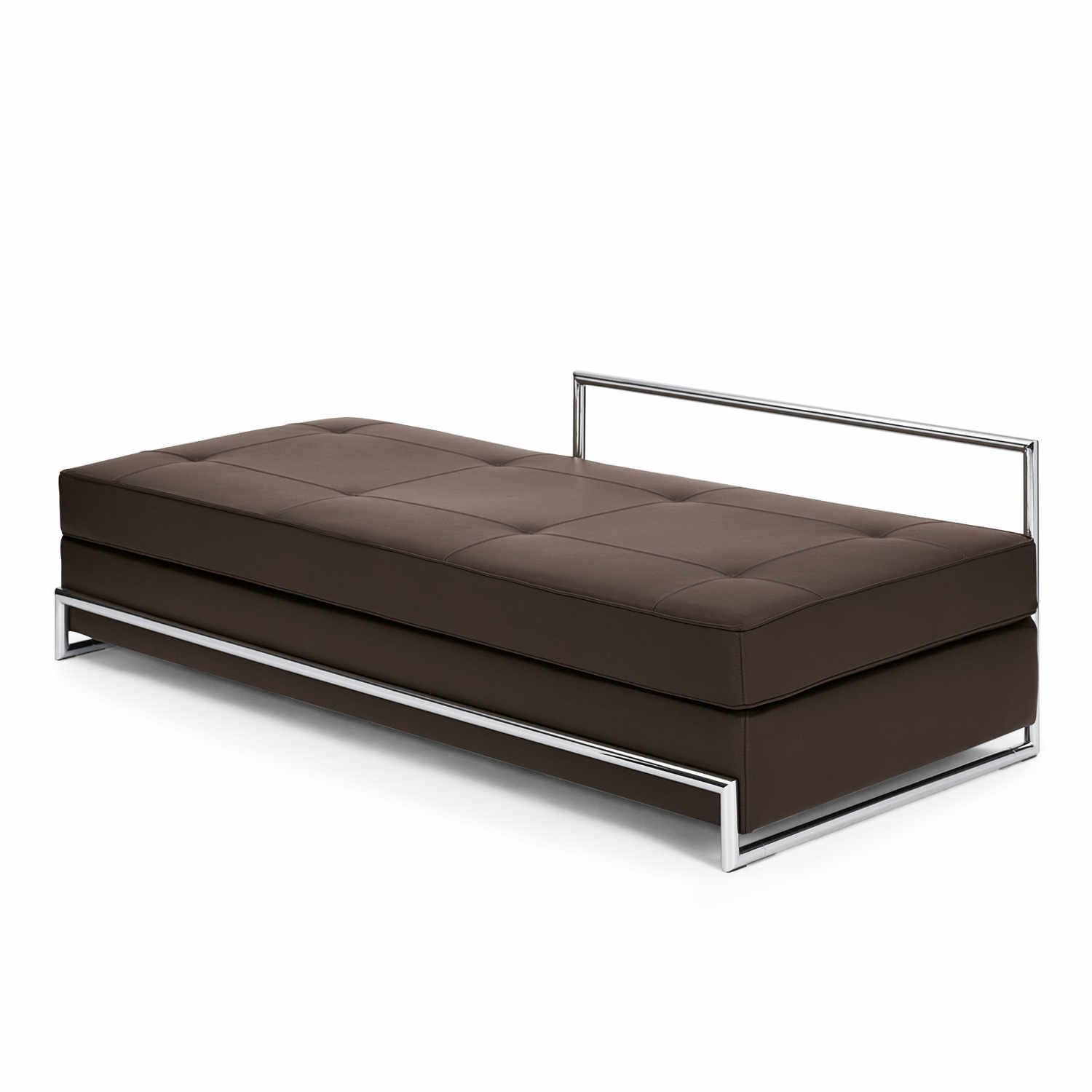 Day Bed Bettcouch/Liege, Bezug leder classic chocolate von ClassiCon