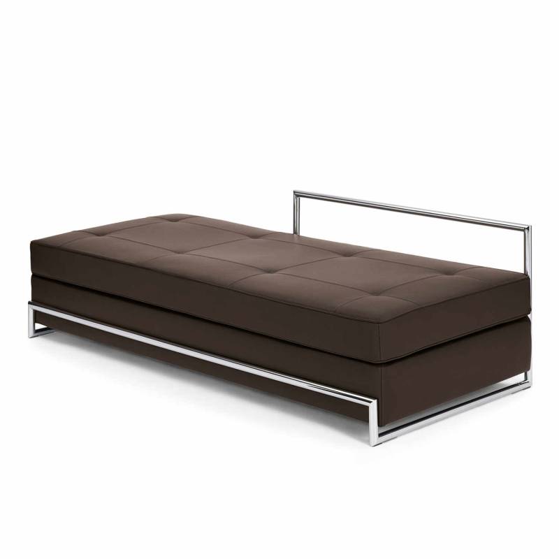 Day Bed Bettcouch/Liege, Bezug leder classic chocolate von ClassiCon
