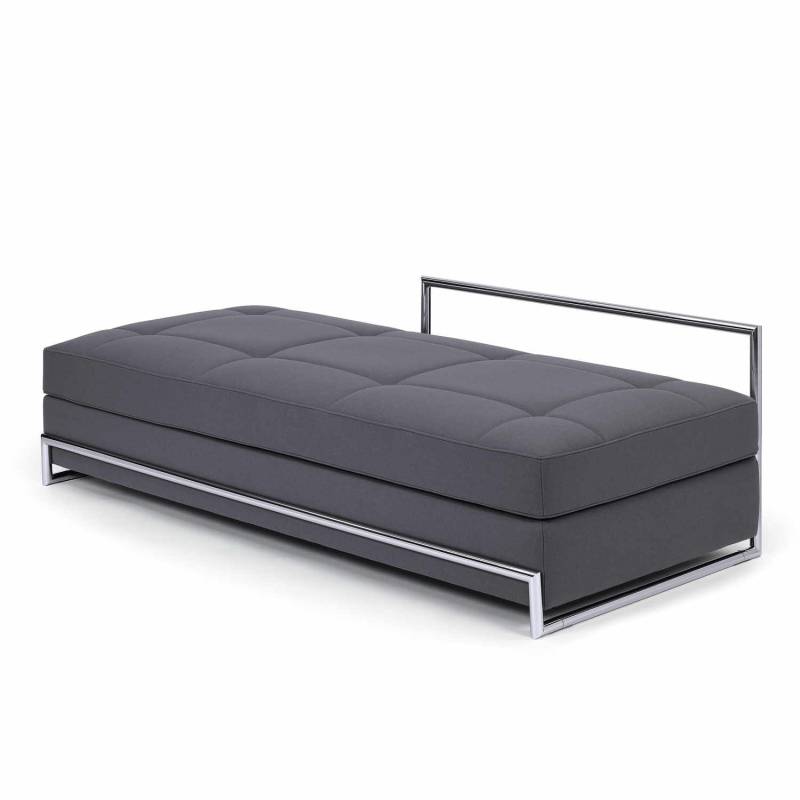 Day Bed Bettcouch/Liege, Bezug stoff divina 3 grau von ClassiCon