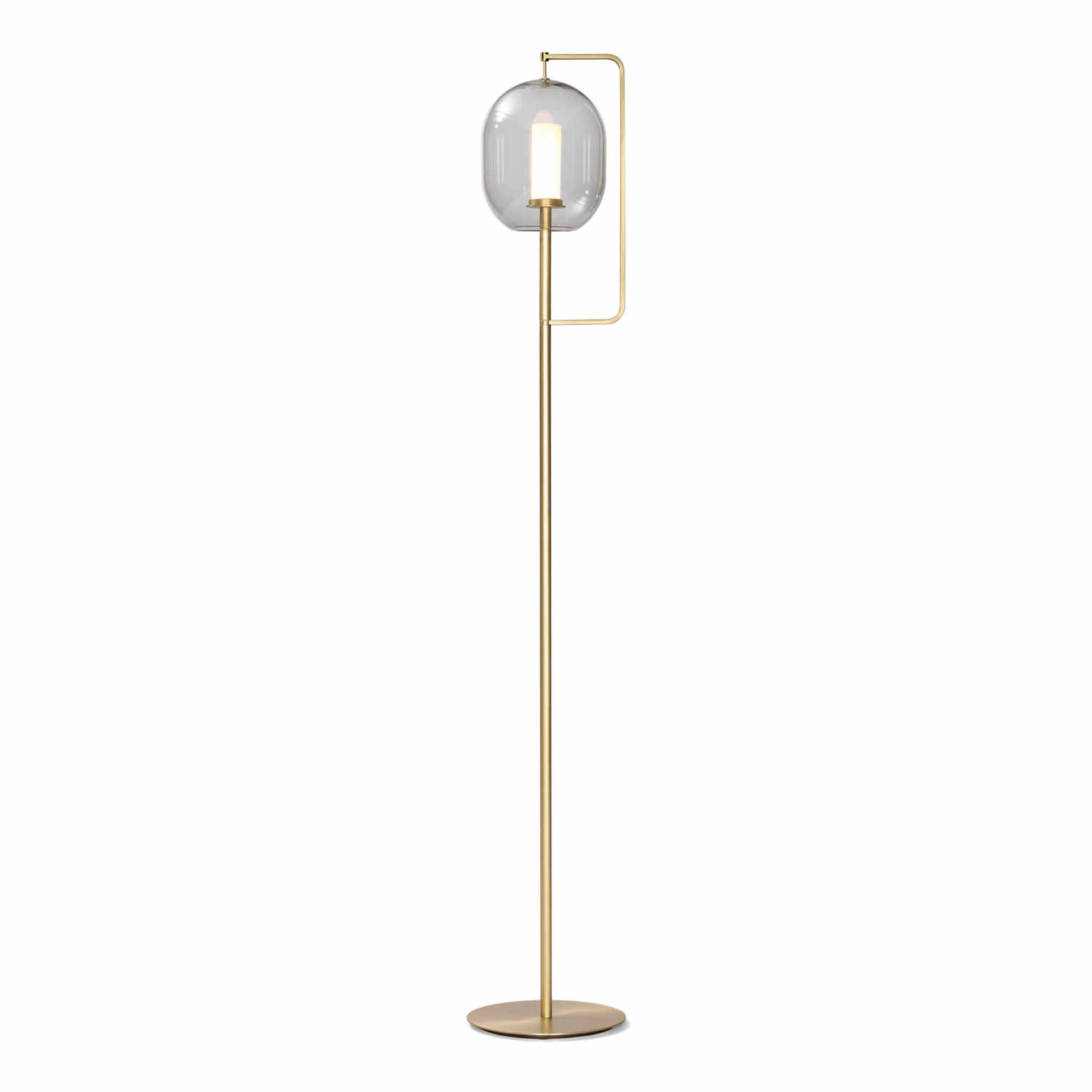 Lantern Light Floor Lamp Stehleuchte, Ausführung messing natur, Grösse tall von ClassiCon