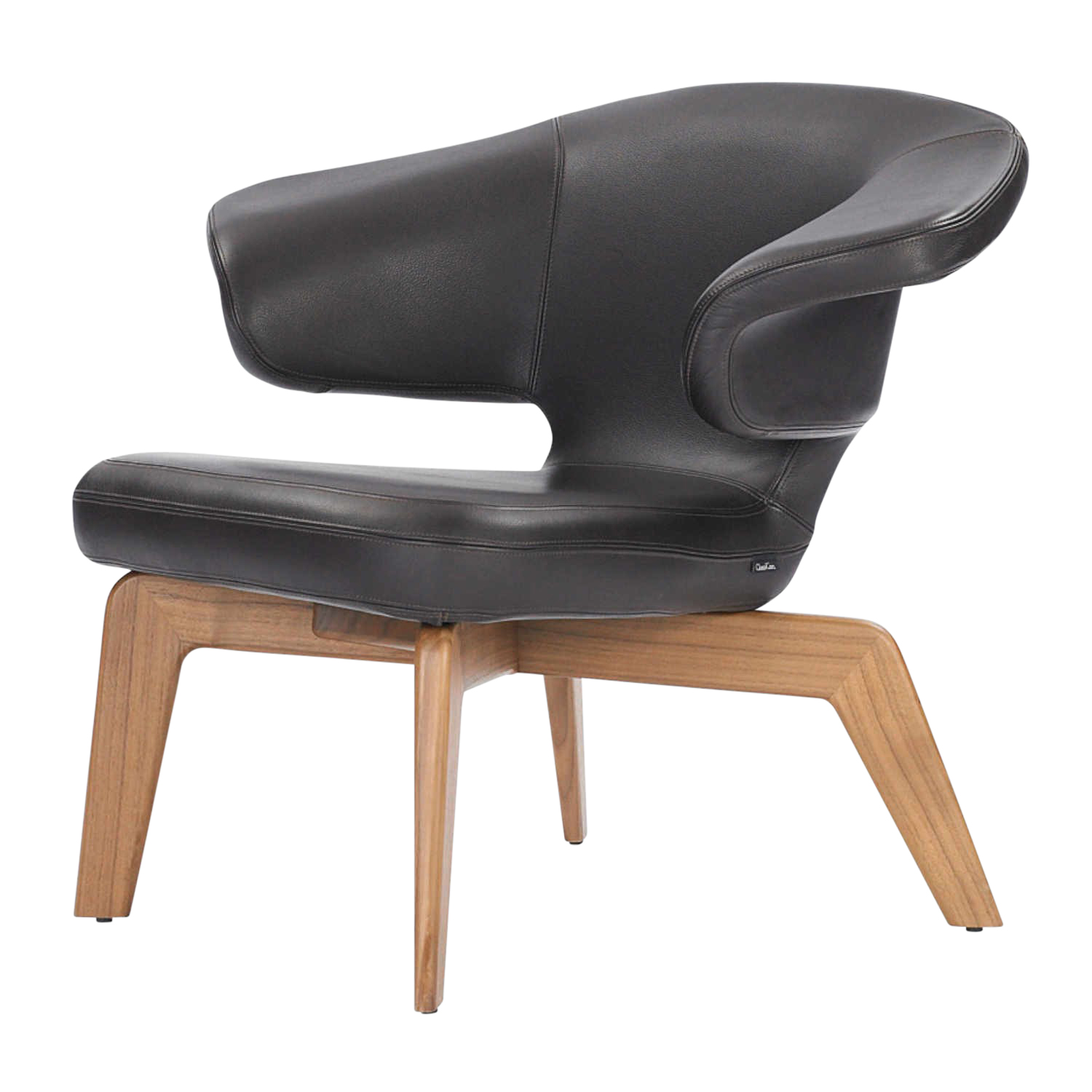 Munich Lounge Chair Sessel, Bezug leder classic weiss, Gestell eiche natur Munich Lounge Chair Sessel, Bezug leder classic weiss, Gestell eiche natur von ClassiCon