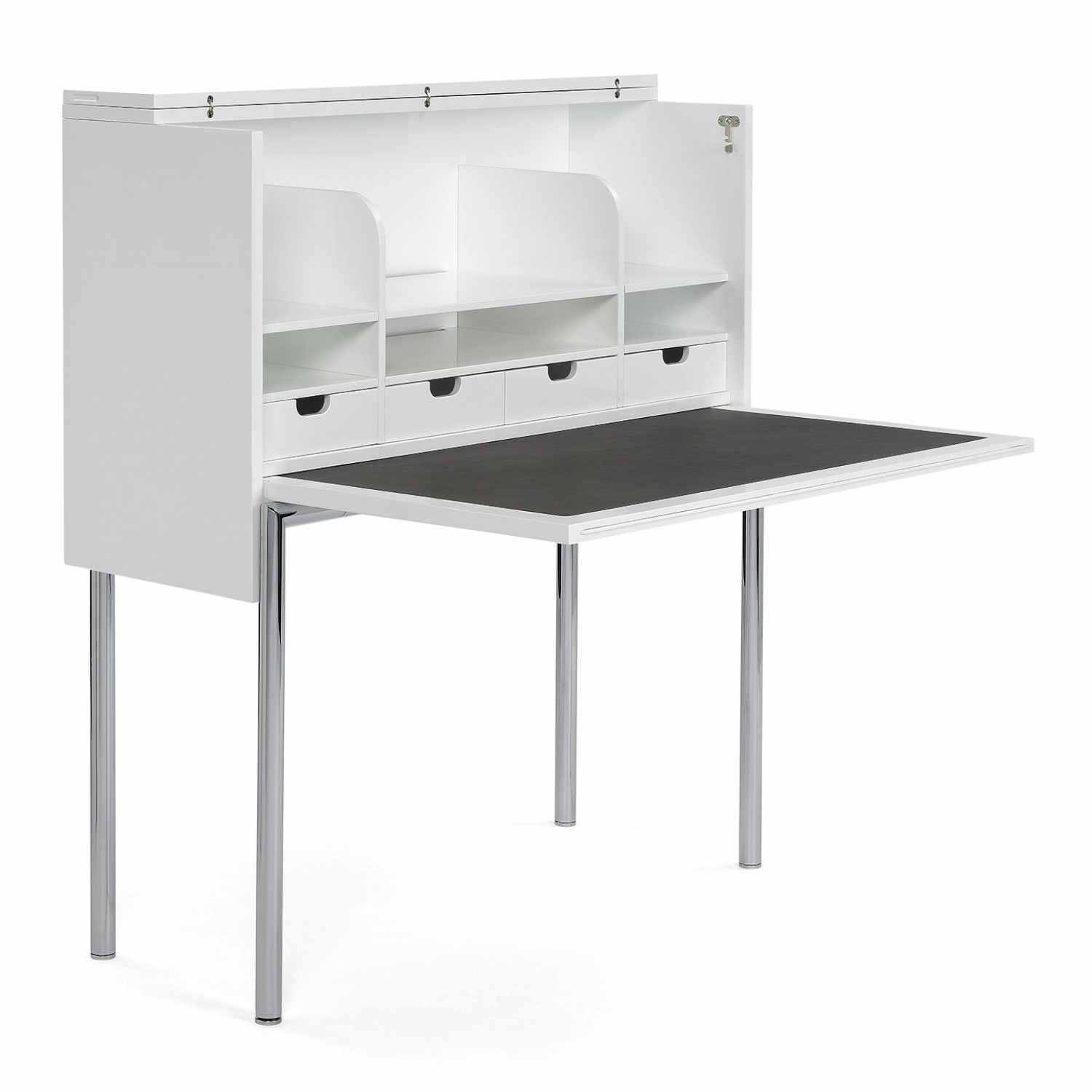Orcus Home Desk Schreibtisch, Ausführung weiss, hochglanzlackiert Orcus Home Desk Schreibtisch, Ausführung weiss, hochglanzlackiert von ClassiCon