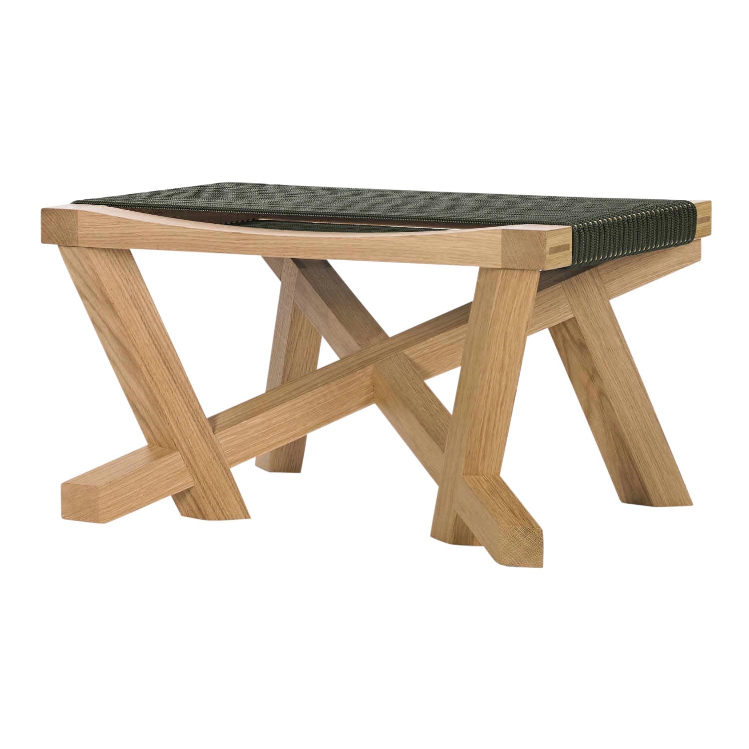 Volkshaus Stool Hocker ClassiCon, Gestell/Kordel eiche/waldgrün Volkshaus Stool Hocker ClassiCon, Gestell/Kordel eiche/waldgrün von ClassiCon