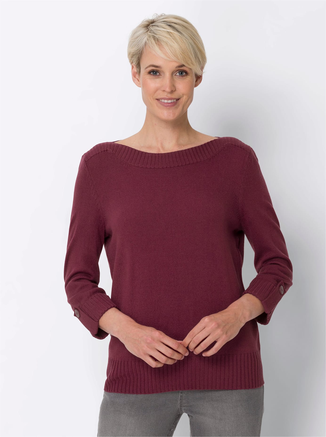 Classic Basics 3/4 Arm-Pullover »U-Boot-Pullover« Classic Basics 3/4 Arm-Pullover »U-Boot-Pullover« von Classic Basics