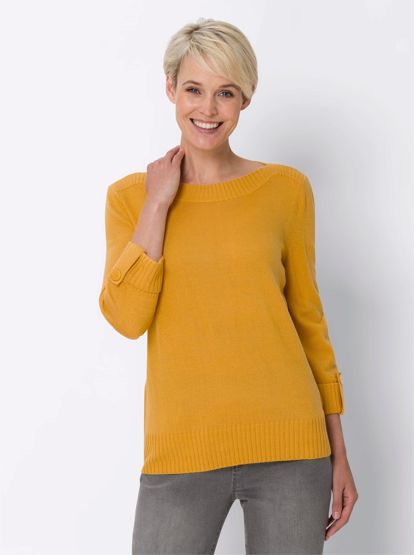 Classic Basics 3/4 Arm-Pullover »U-Boot-Pullover« Classic Basics 3/4 Arm-Pullover »U-Boot-Pullover« von Classic Basics