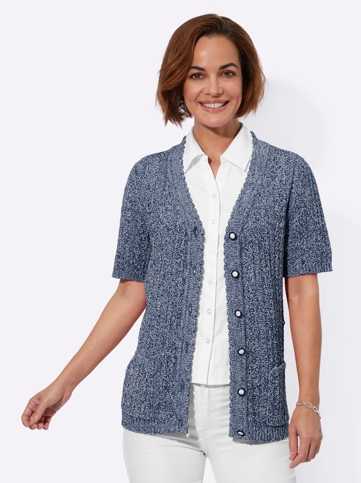 Classic Basics Ajourstrickjacke Classic Basics Ajourstrickjacke von Classic Basics