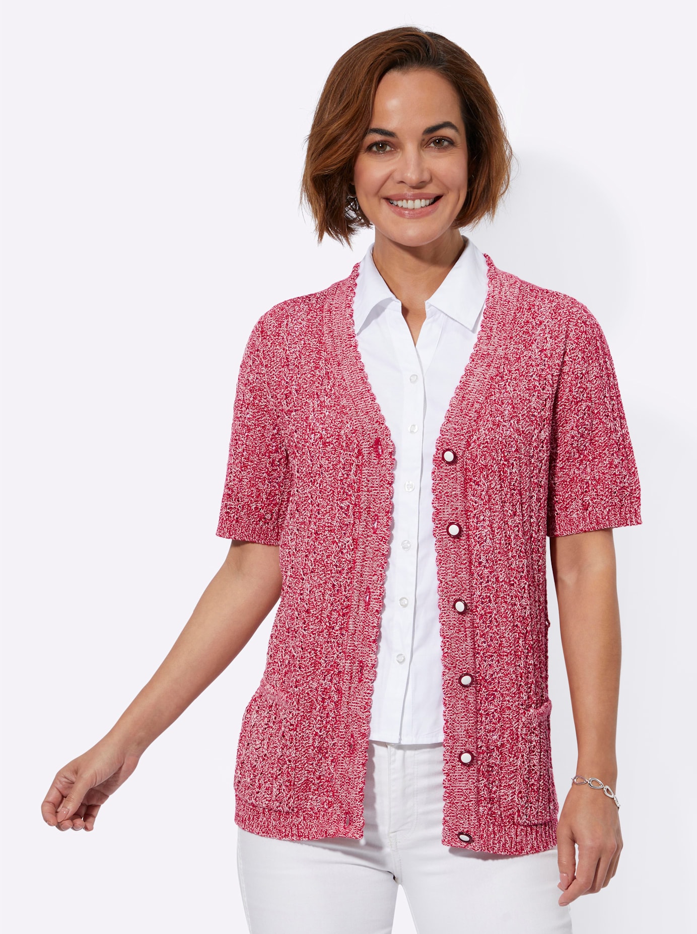 Classic Basics Ajourstrickjacke Classic Basics Ajourstrickjacke von Classic Basics