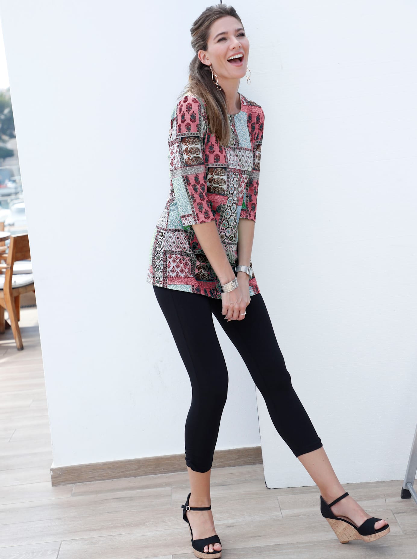 Classic Basics Print-Shirt »Longshirt« Classic Basics Print-Shirt »Longshirt« von Classic Basics
