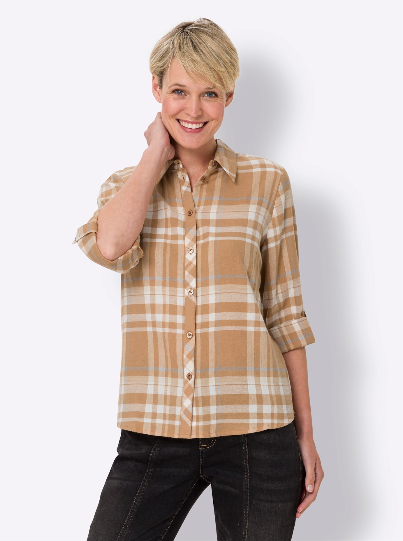 Classic Basics Flanellbluse Classic Basics Flanellbluse von Classic Basics
