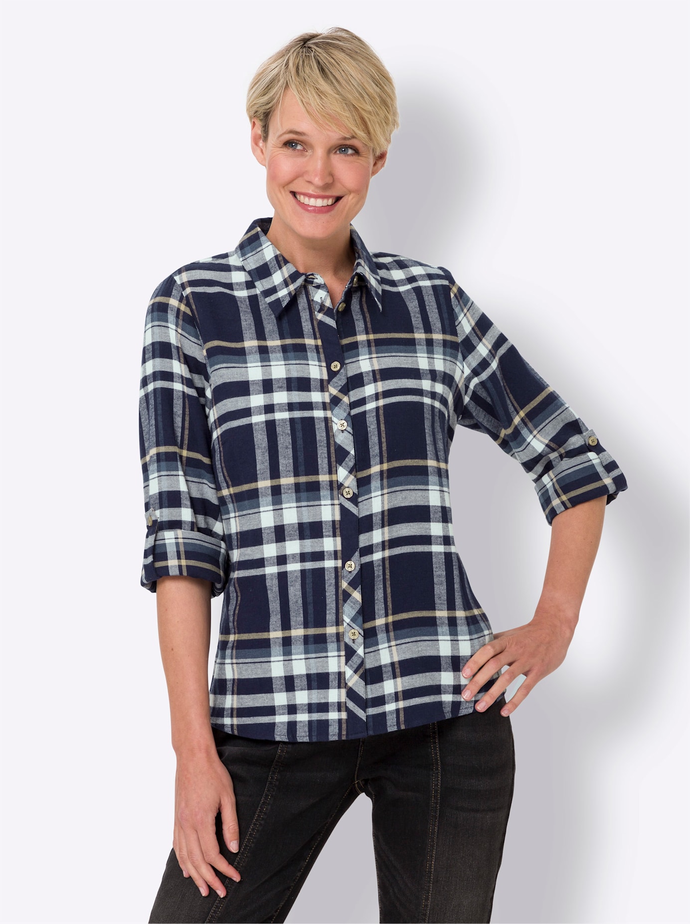 Classic Basics Flanellbluse Classic Basics Flanellbluse von Classic Basics