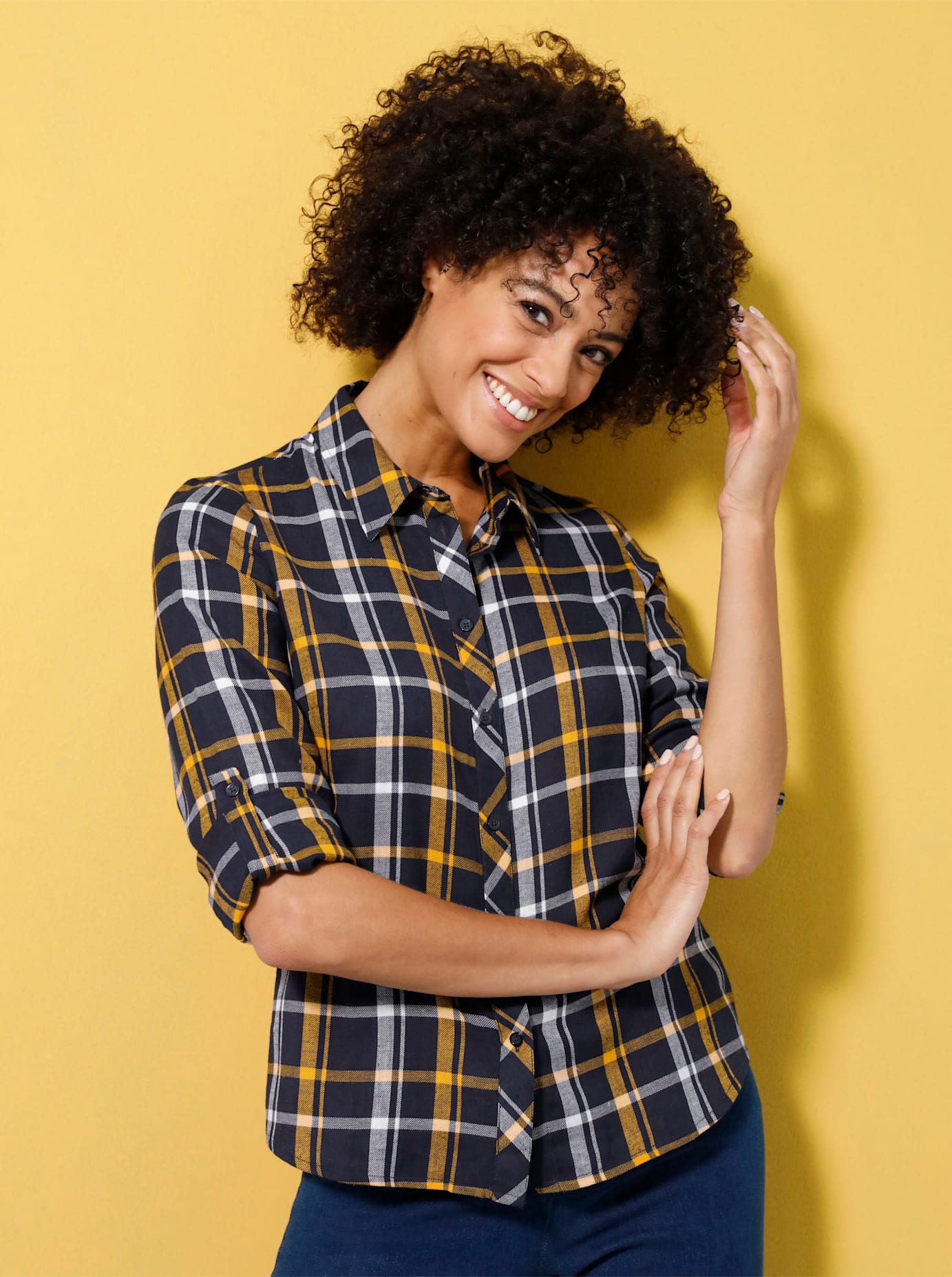 Classic Basics Flanellbluse von Classic Basics