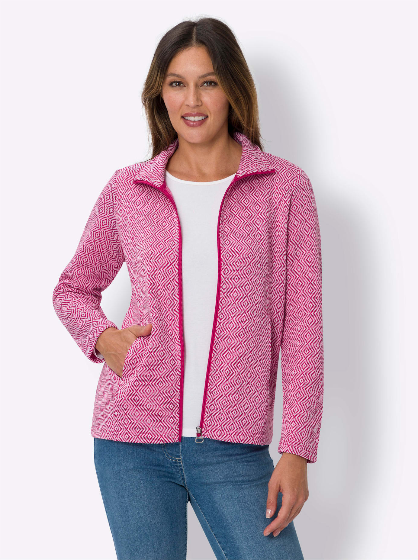 Classic Basics Strickfleecejacke von Classic Basics