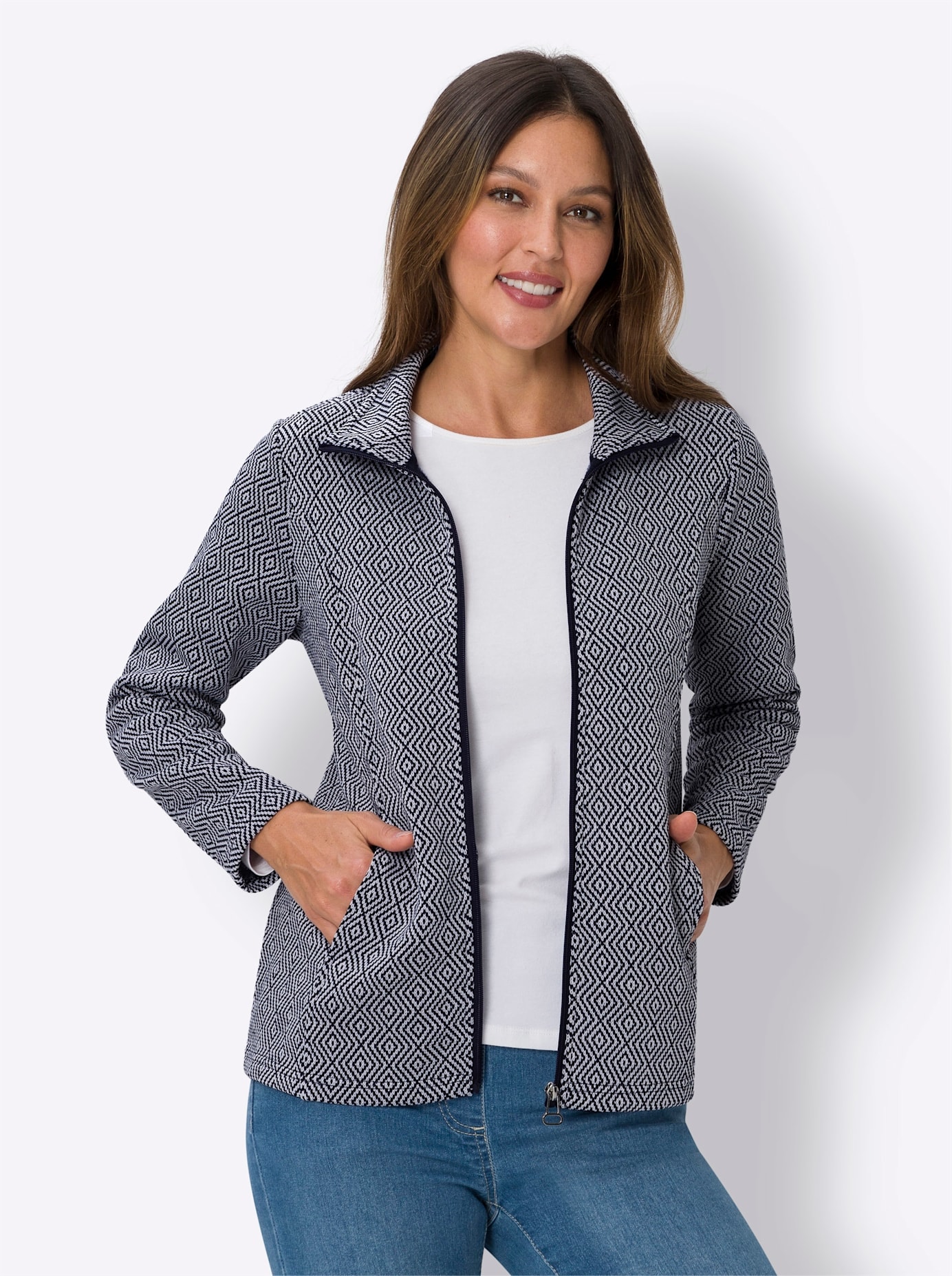 Classic Basics Strickfleecejacke von Classic Basics