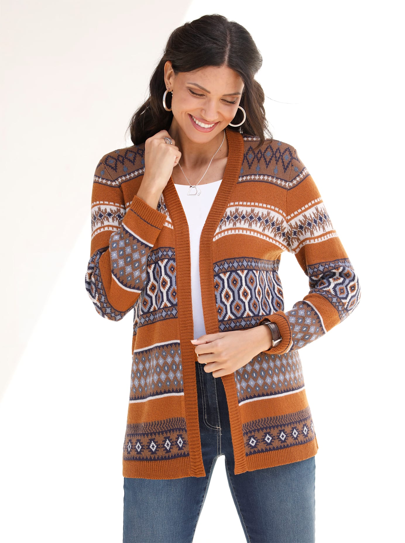 Classic Basics Jacquardstrickjacke Classic Basics Jacquardstrickjacke von Classic Basics