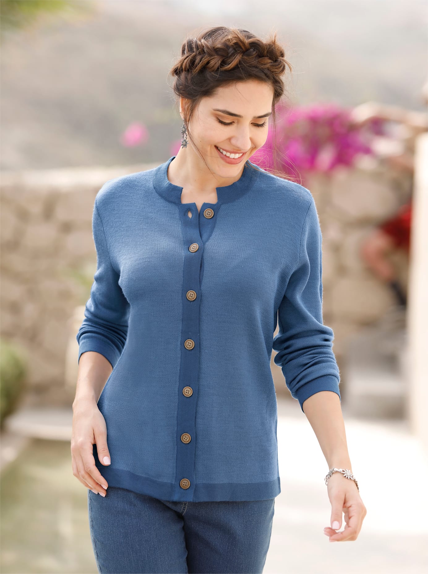 Classic Basics Jacquardstrickjacke Classic Basics Jacquardstrickjacke von Classic Basics