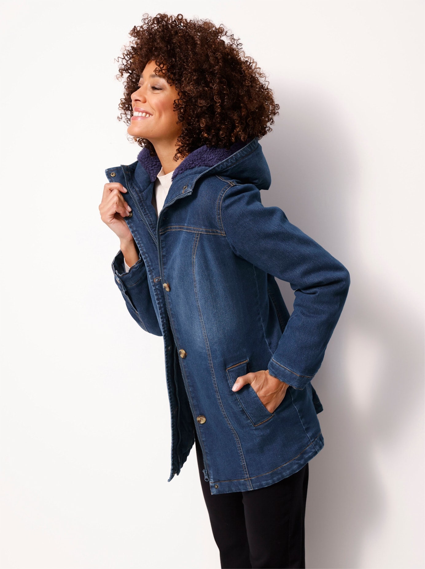 Classic Basics Jeansjacke, mit Kapuze von Classic Basics