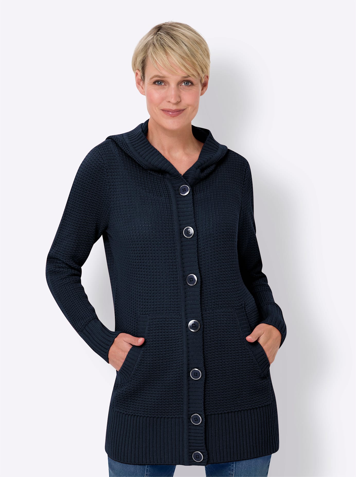 Classic Basics Kapuzenstrickjacke von Classic Basics