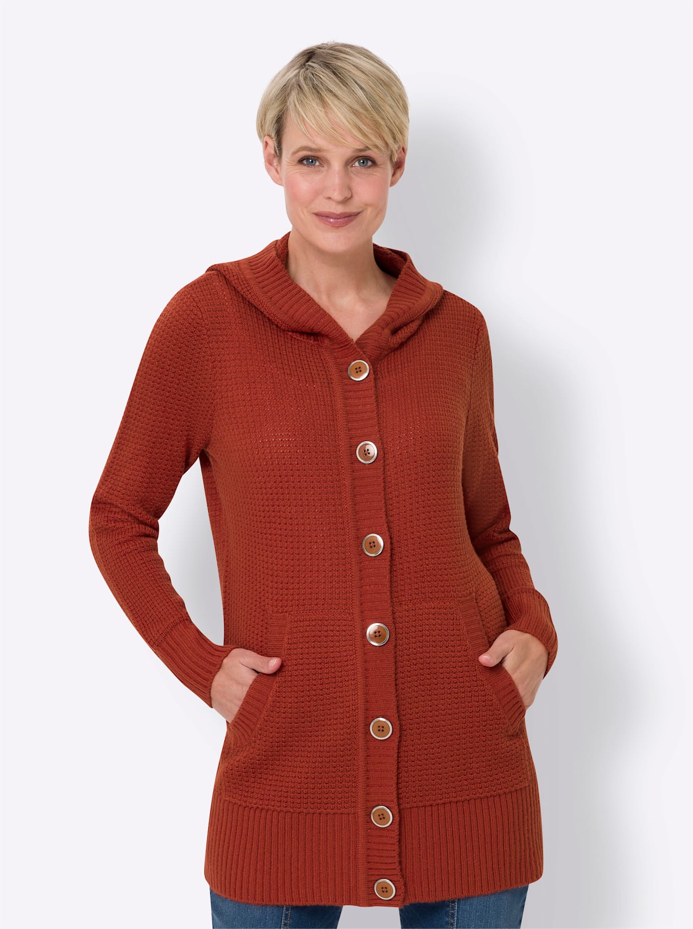 Classic Basics Kapuzenstrickjacke von Classic Basics