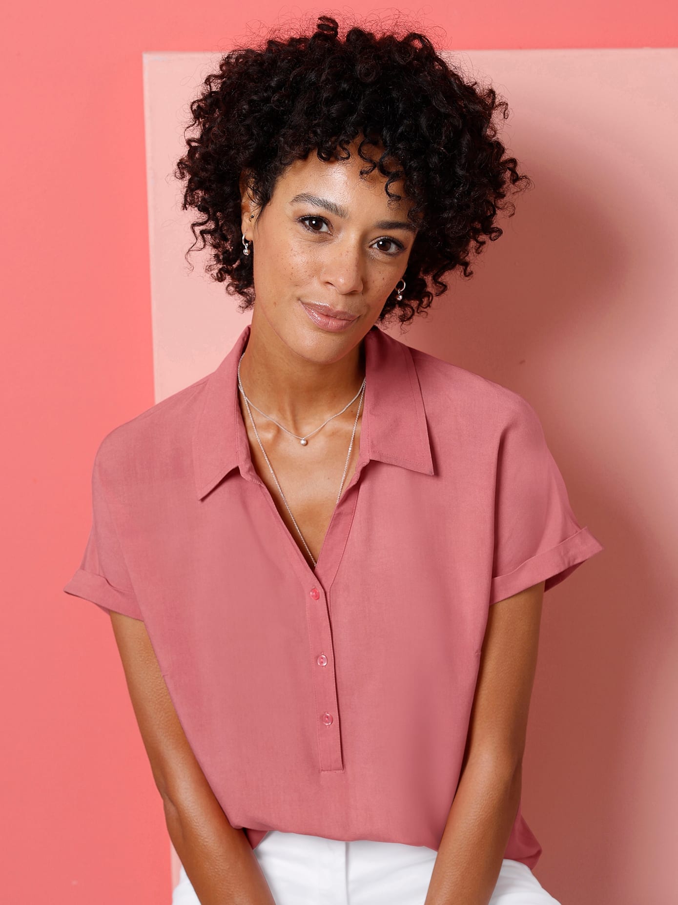 Classic Basics Kurzarmbluse Classic Basics Kurzarmbluse von Classic Basics