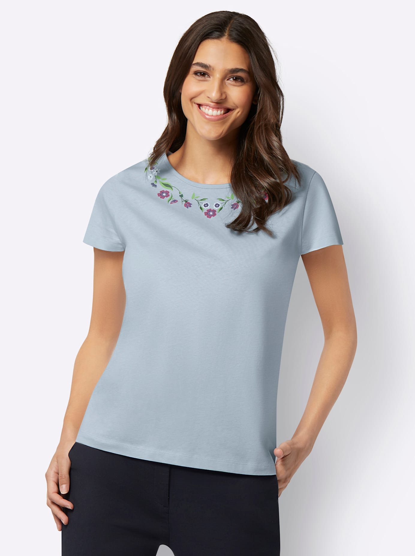 Classic Basics Kurzarmshirt »Rundhals-Shirt« Classic Basics Kurzarmshirt »Rundhals-Shirt« von Classic Basics
