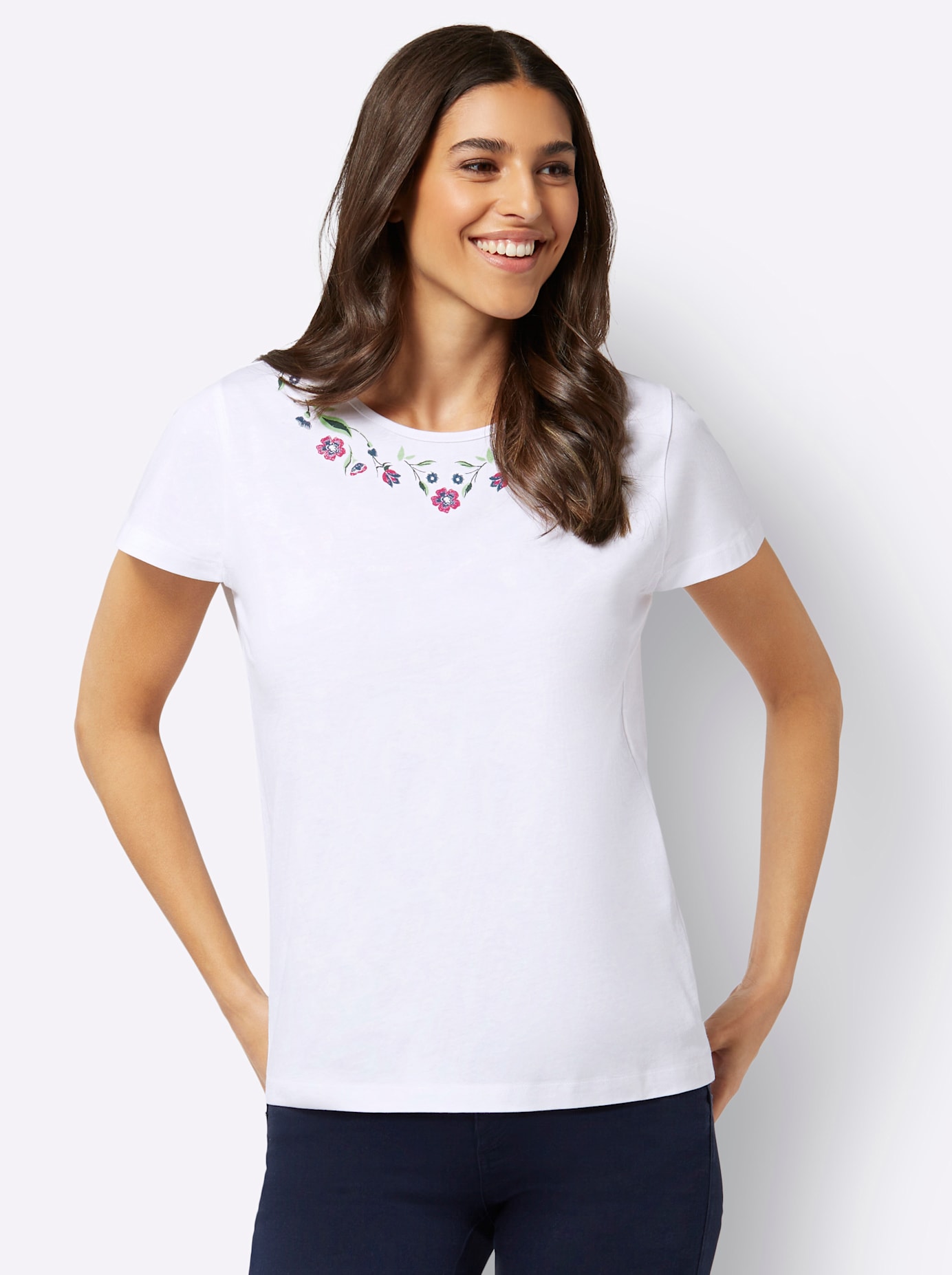 Classic Basics Kurzarmshirt »Rundhals-Shirt« Classic Basics Kurzarmshirt »Rundhals-Shirt« von Classic Basics