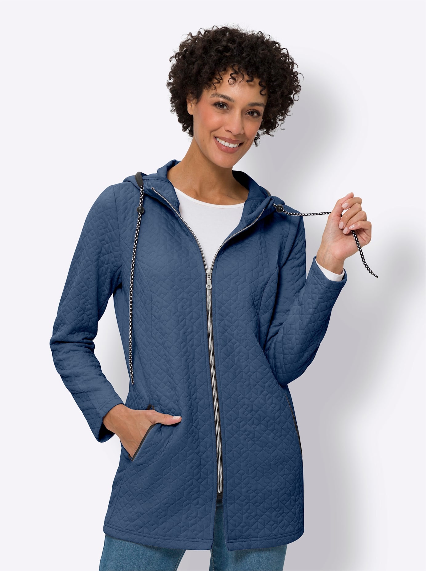 Classic Basics Langjacke, mit Kapuze von Classic Basics