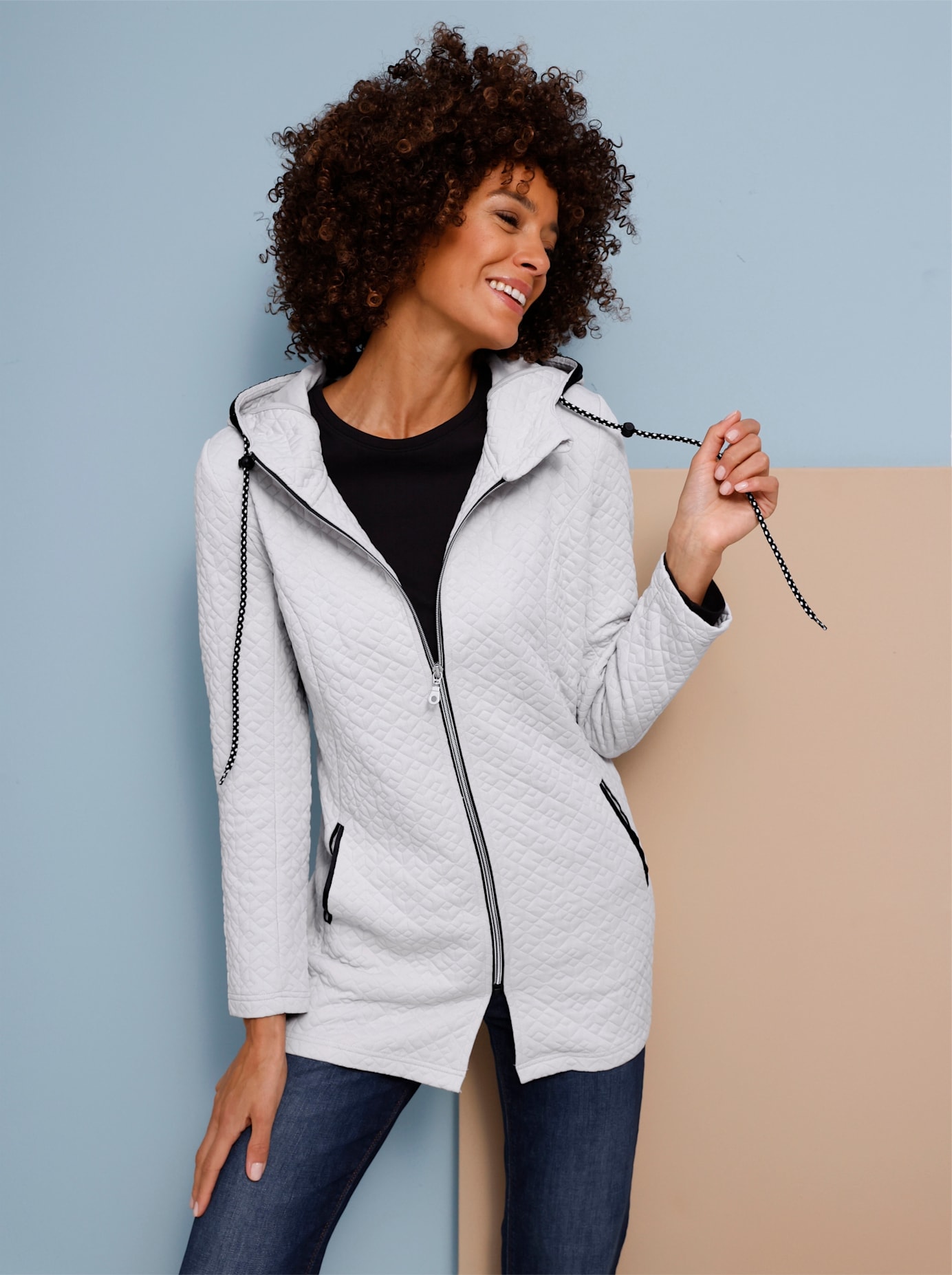 Classic Basics Langjacke, mit Kapuze von Classic Basics