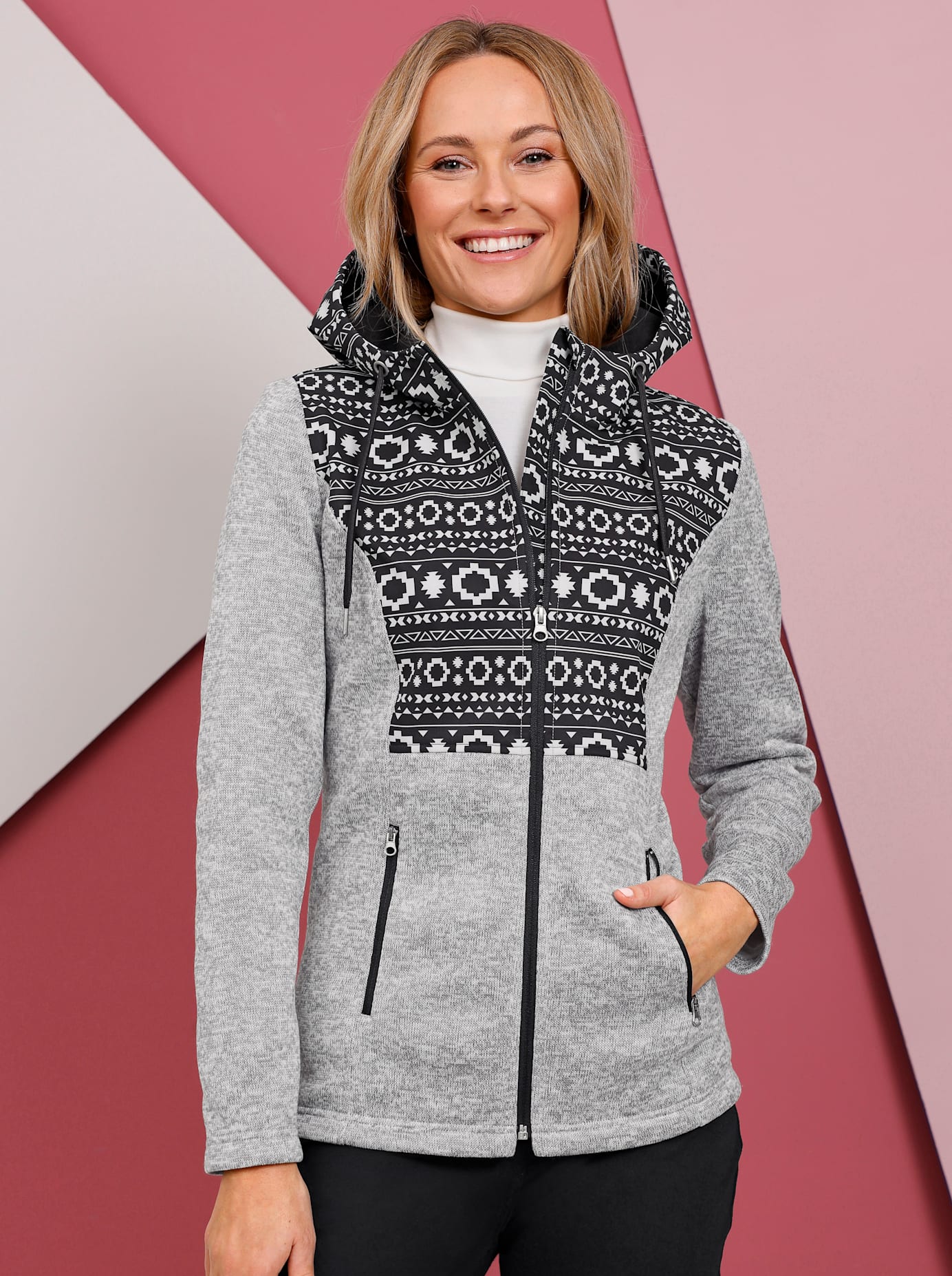 Classic Basics Langjacke, mit Kapuze Classic Basics Langjacke, mit Kapuze von Classic Basics