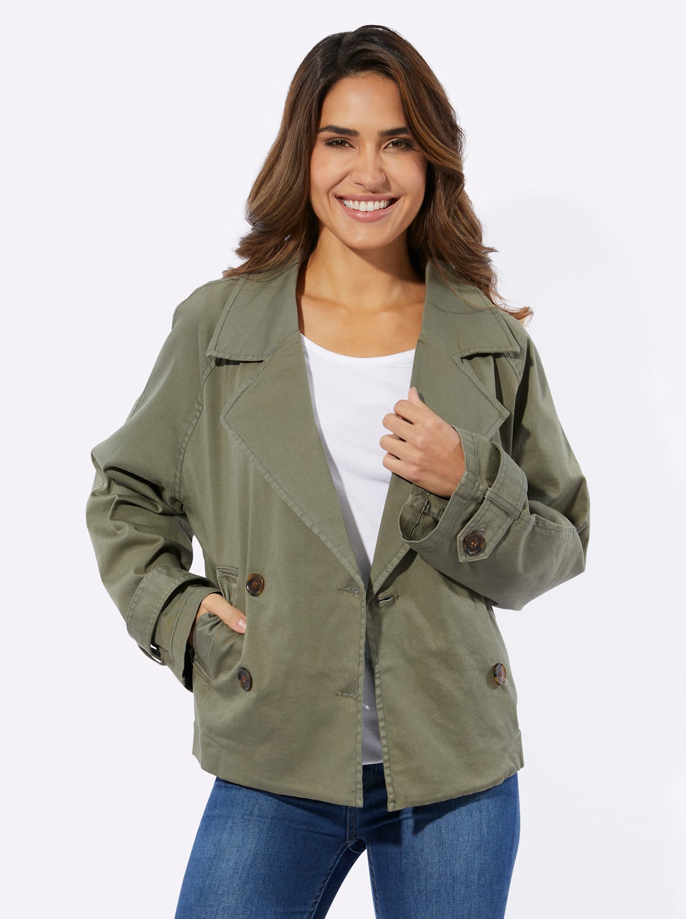 Classic Basics Langjacke, ohne Kapuze von Classic Basics