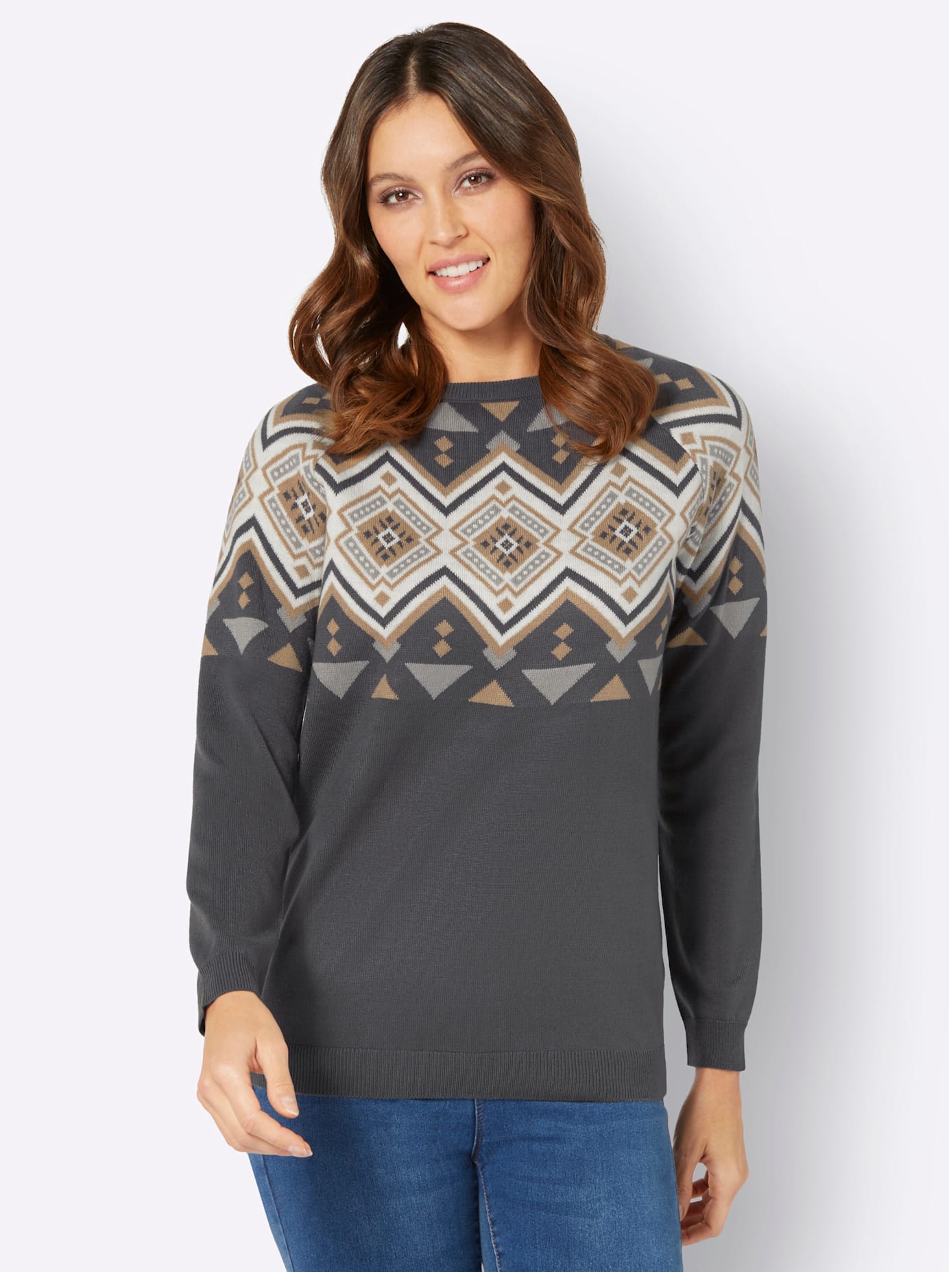 Classic Basics Norwegerpullover »Rundhals-Pullover« Classic Basics Norwegerpullover »Rundhals-Pullover« von Classic Basics