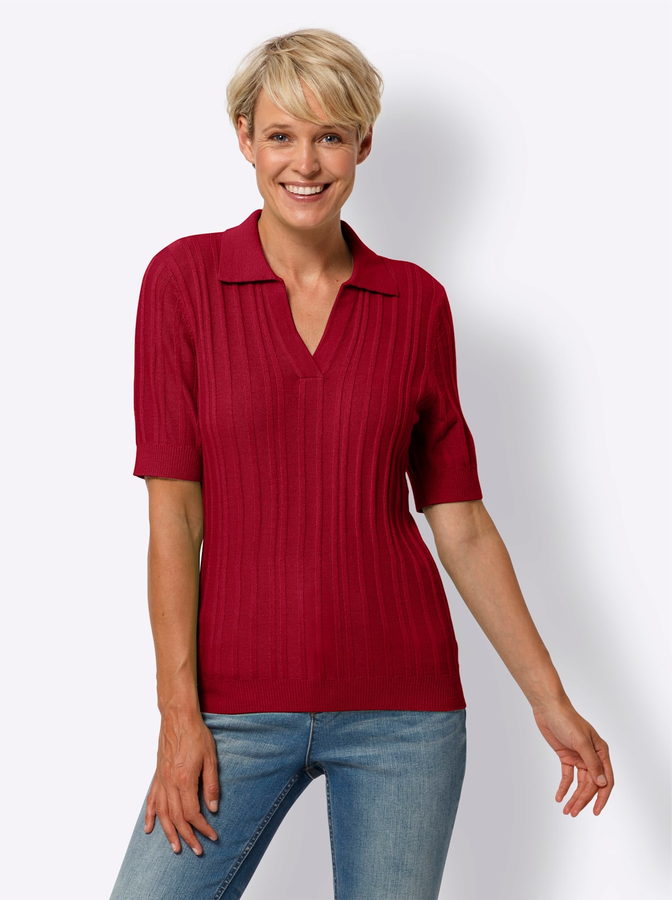 Classic Basics Polokragenpullover »Kurzarm-Pullover« Classic Basics Polokragenpullover »Kurzarm-Pullover« von Classic Basics