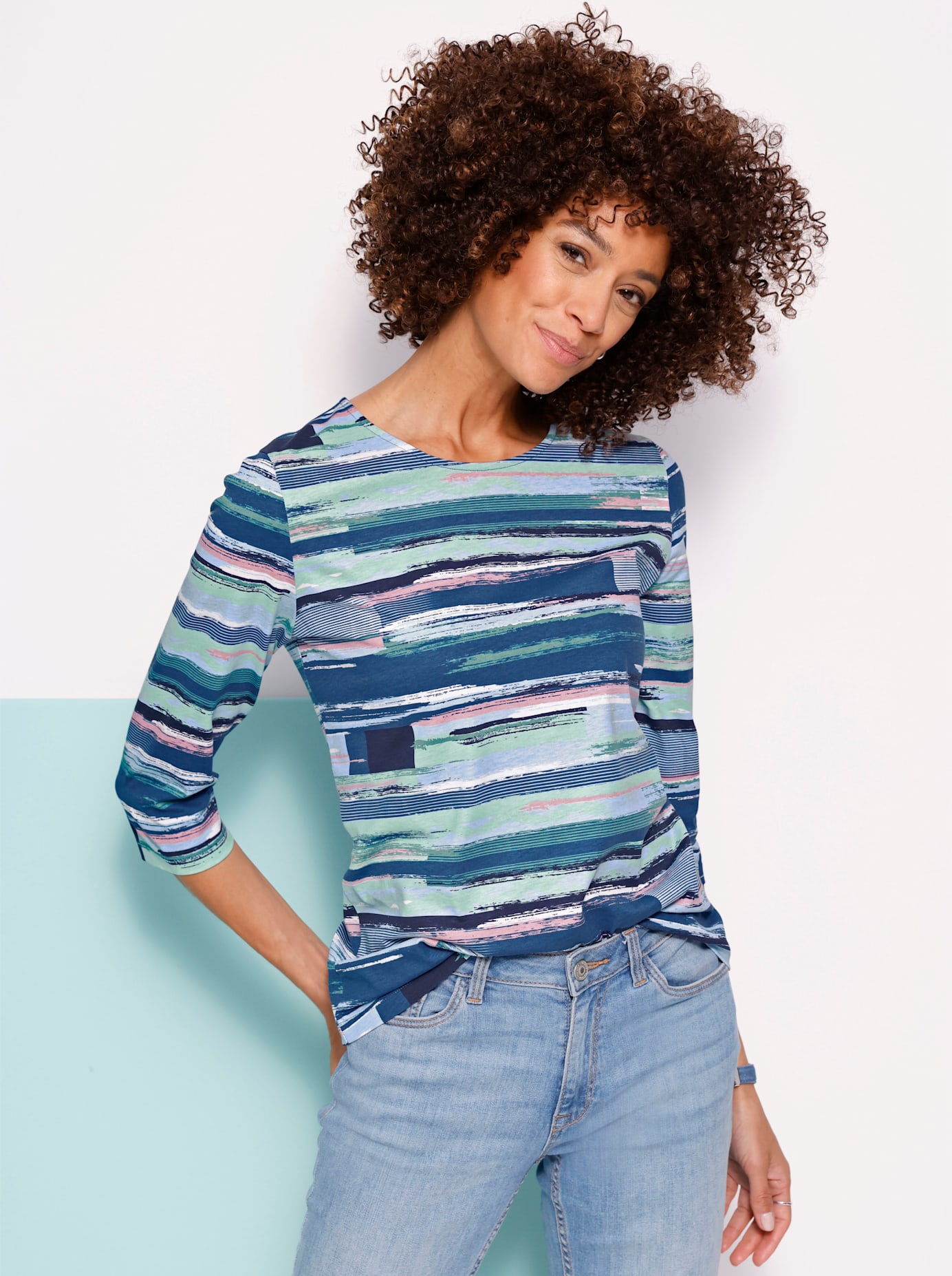 Classic Basics Print-Shirt »3/4-Arm-Shirt« Classic Basics Print-Shirt »3/4-Arm-Shirt« von Classic Basics
