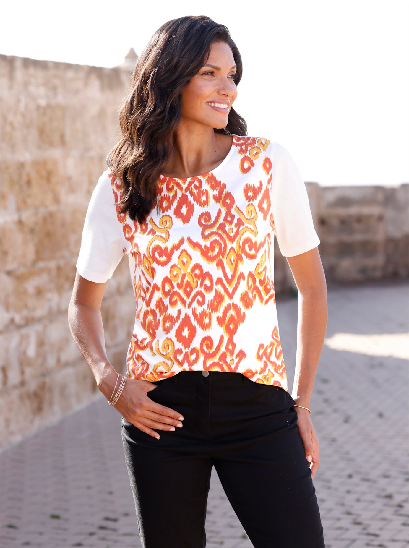 Classic Basics Print-Shirt »Kurzarm-Shirt« Classic Basics Print-Shirt »Kurzarm-Shirt« von Classic Basics