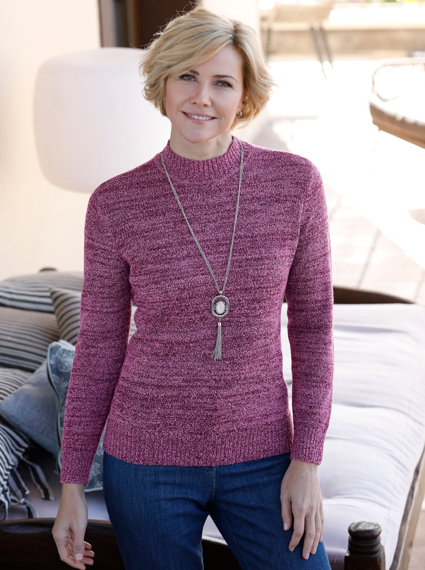 Classic Basics Stehkragenpullover »Pullover« Classic Basics Stehkragenpullover »Pullover« von Classic Basics