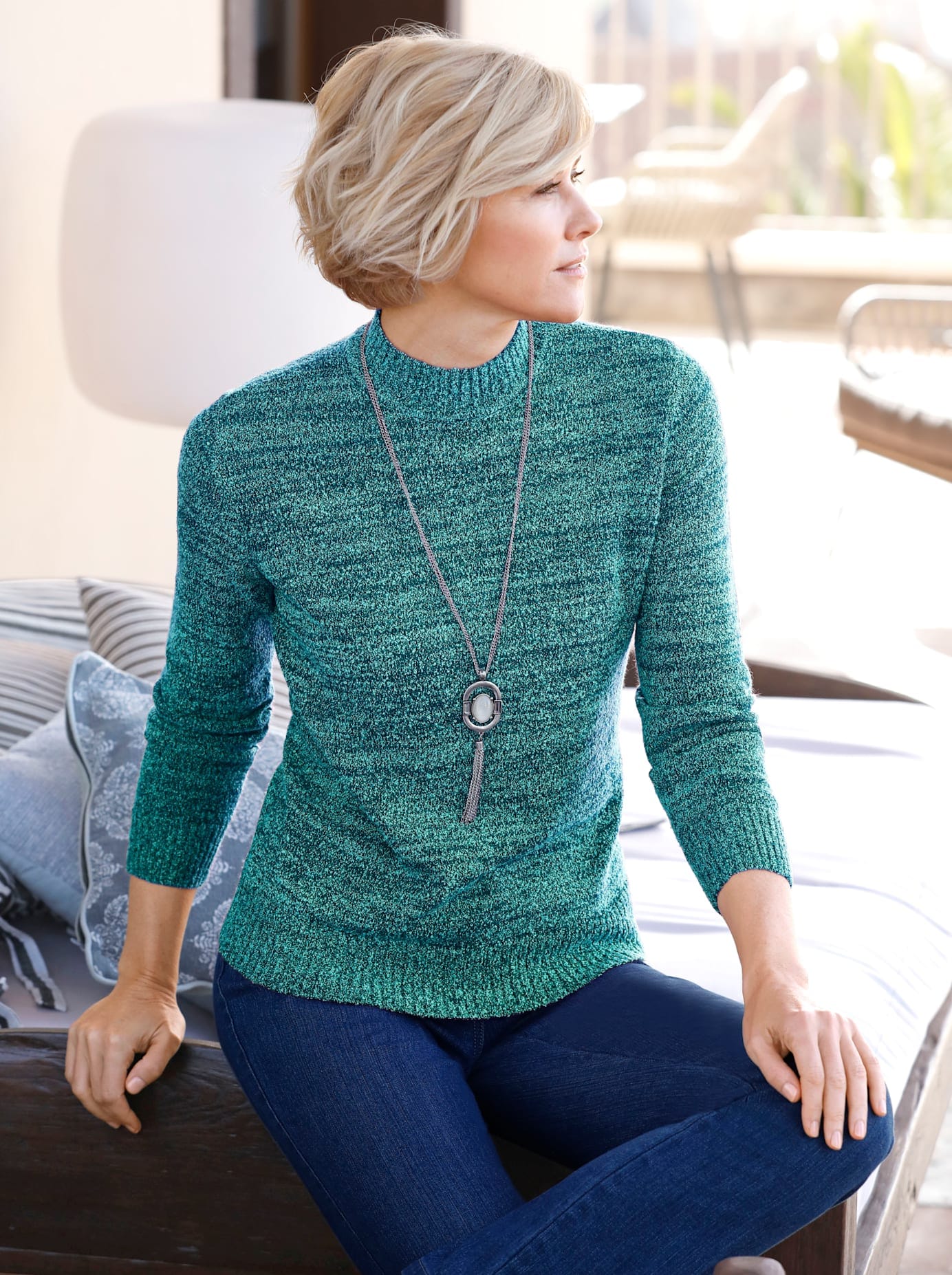 Classic Basics Stehkragenpullover »Pullover« Classic Basics Stehkragenpullover »Pullover« von Classic Basics
