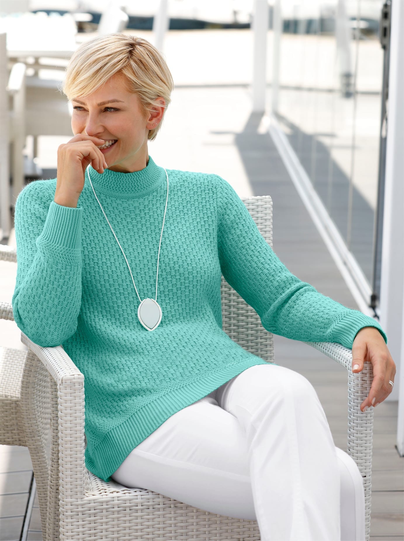 Classic Basics Stehkragenpullover »Pullover« Classic Basics Stehkragenpullover »Pullover« von Classic Basics