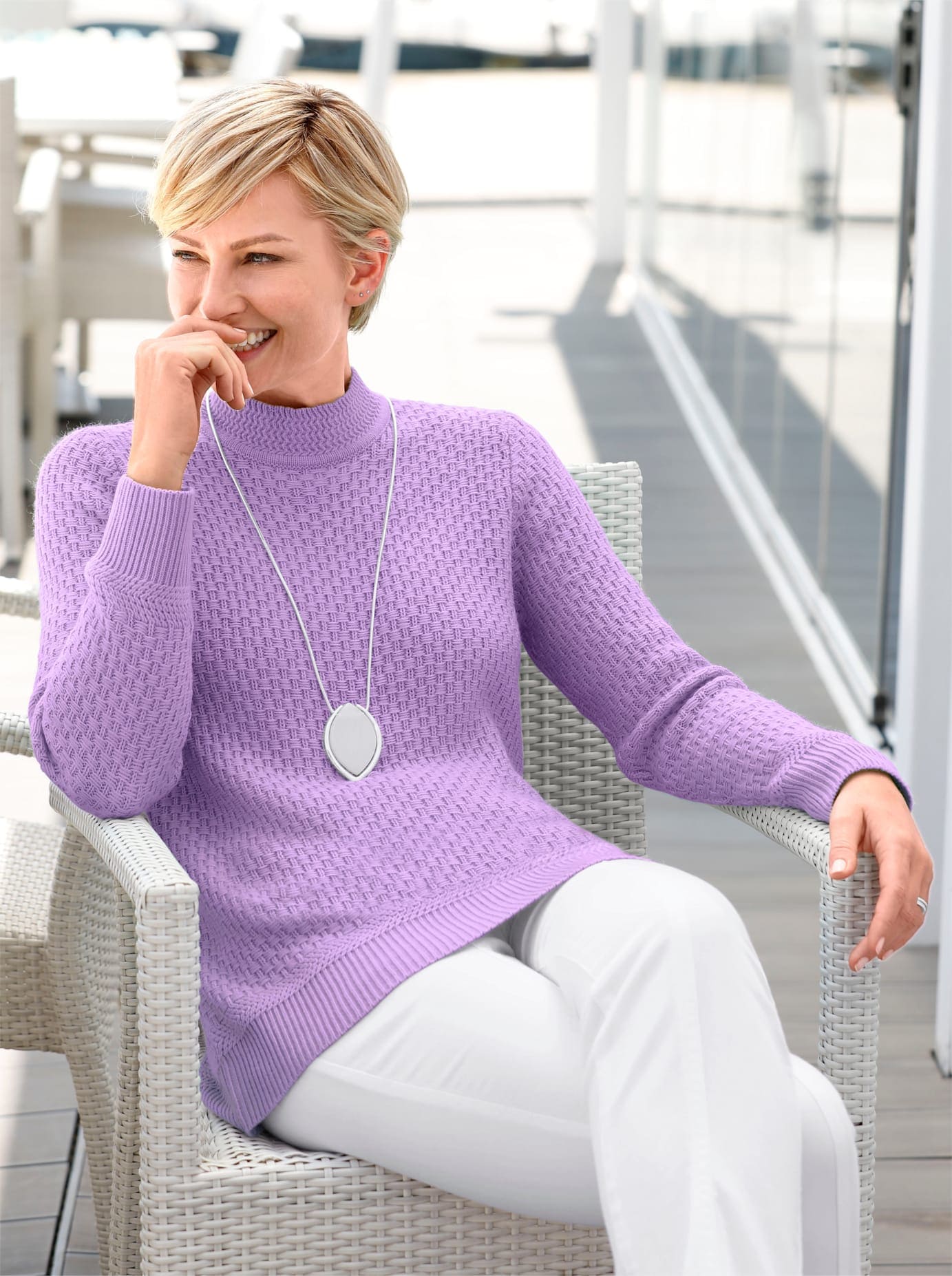 Classic Basics Stehkragenpullover »Pullover« Classic Basics Stehkragenpullover »Pullover« von Classic Basics