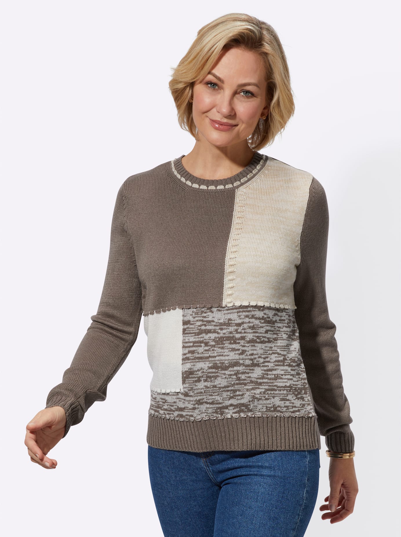 Classic Basics Rundhalspullover »Intarsienpullover« Classic Basics Rundhalspullover »Intarsienpullover« von Classic Basics